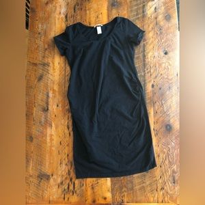 Black Maternity Bodycon Dress